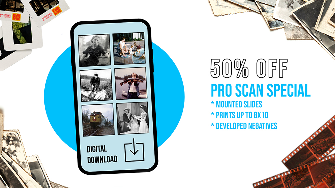 50% OFF Scanning Special